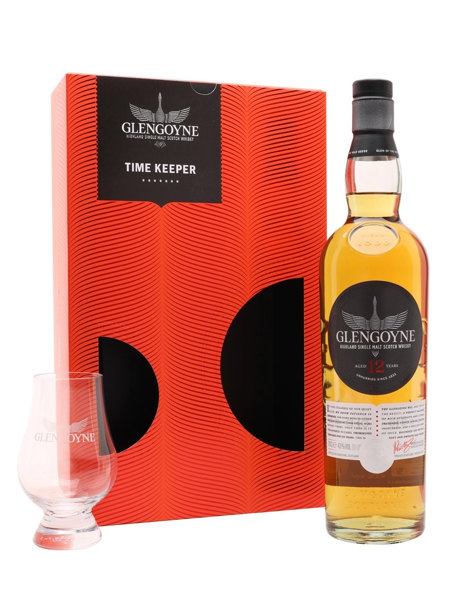 Rượu Whisky Glengoyne 12 Year Old Time Keeper Gift Set