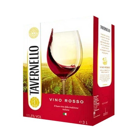 Rượu Vang Bịch Tavernello Vino Rosso BIB 3L