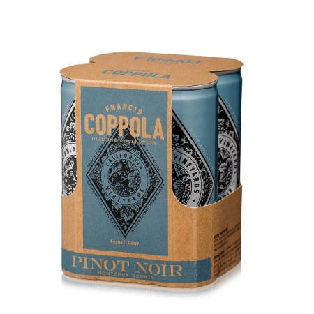 Rượu Vang Đỏ Hoa Kỳ Francis Coppola Diamond Pinot Noir Can 250ml