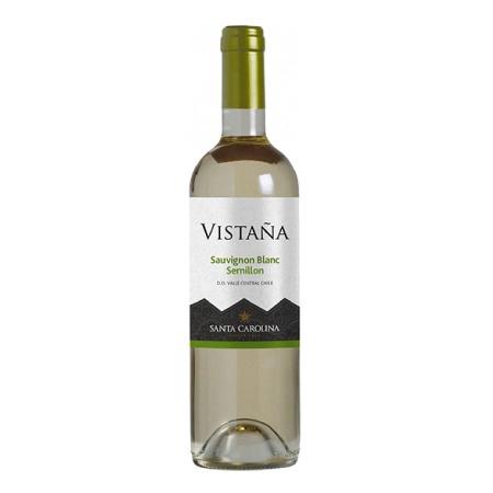 Rượu Vang Trắng Chile Santa Carolina Vistana Sauvignon Blanc, Sémillon - 375 ml