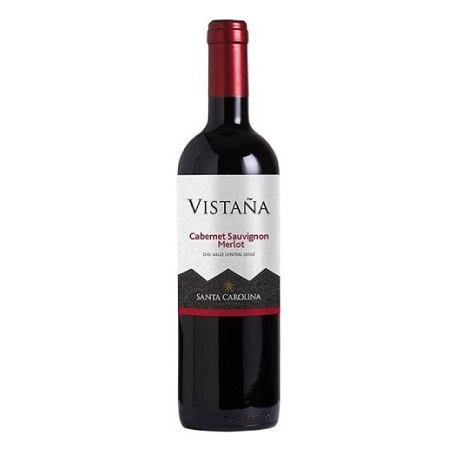Rượu Vang Đỏ Chile Santa Carolina Vistana Cabernet Sauvignon, Merlot - 375 ml