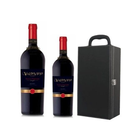 Rượu Vang Đỏ Chile Hộp cao cấp 2 chai Valdivieso Single - Cabernet Sauvignon