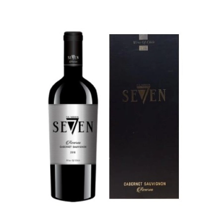 Rượu Vang Đỏ Chile Hộp 1 chai Seven Reserva