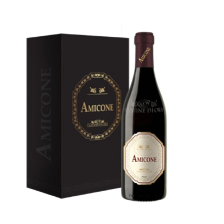 Rượu Vang Đỏ Ý Hộp 1 chai Amicone