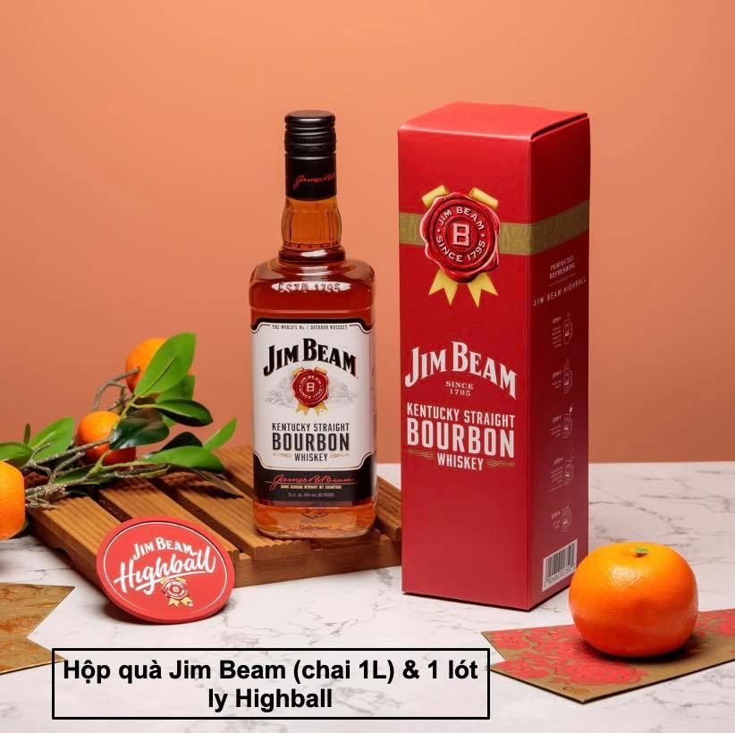 Rượu Whisky Jim Beam Whiskey Phiên Bản Tết 2022