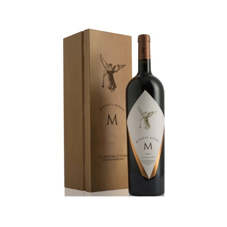 Rượu Vang Đỏ Chile Montes Alpha M 1500ml Single Wooden Box