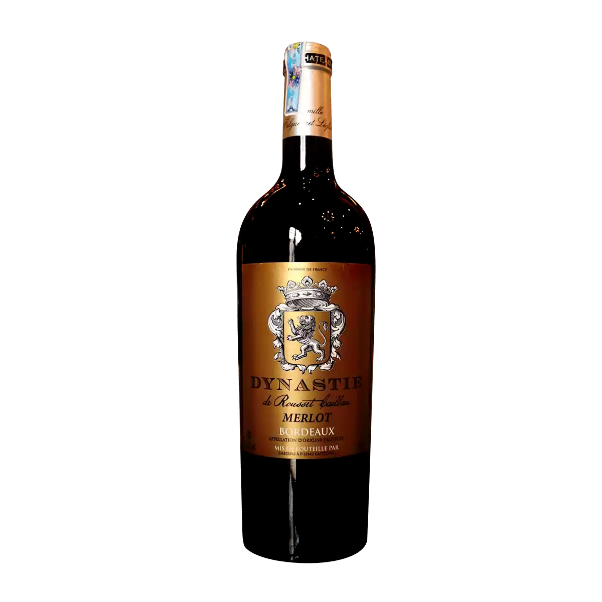 Rượu Vang Đỏ Pháp Dynastie de Rousset Caillau Merlot Bordeaux Rouge