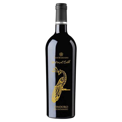 Rượu Vang Đỏ Ý Vindoro 24 Karat Gold ( Vang Công )