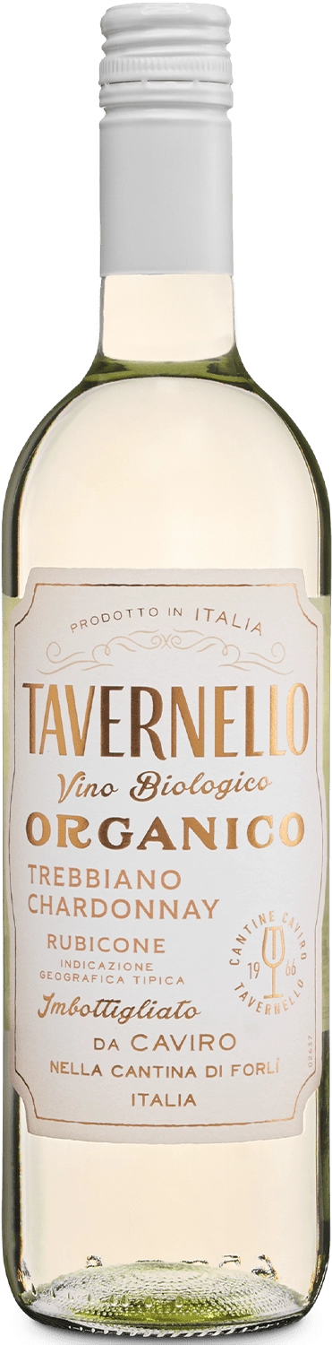 Rượu Vang Trắng Ý Tavernello Organico Trebbiano Chardonnay Rubicone