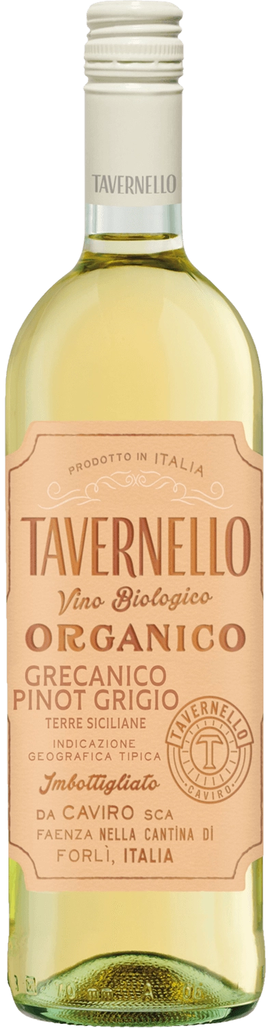 Rượu Vang Trắng Ý Tavernello Organico Grecanico Pinot Grigio Terre Siciliane