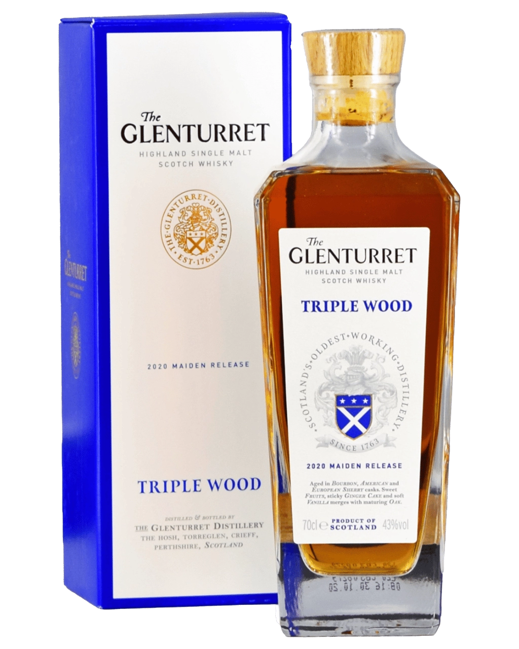 Rượu Whisky Glenturret Tripple Wood