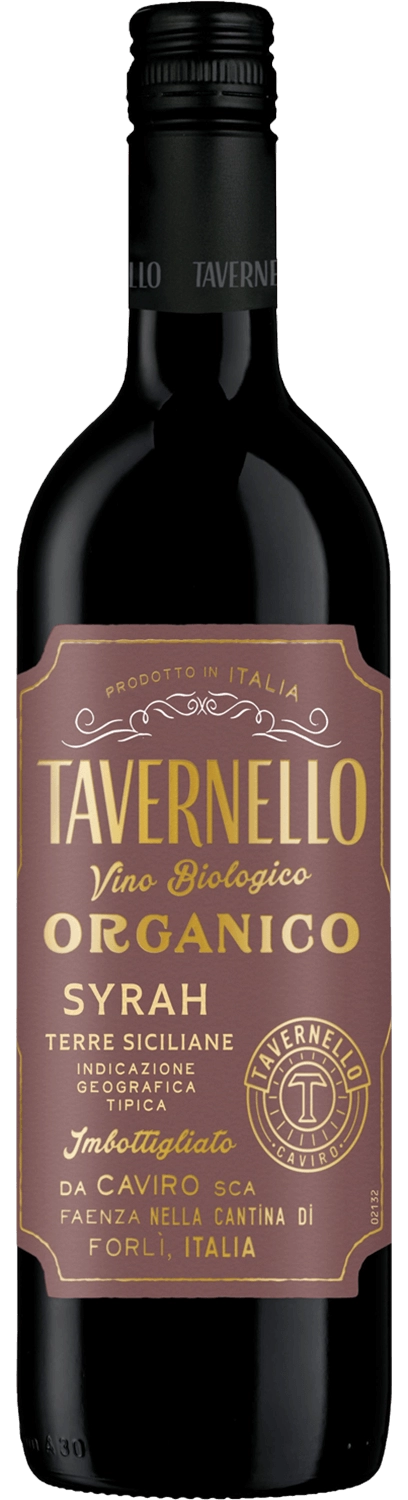 Rượu Vang Đỏ Ý Tavernello Organico Syrah Terre Siciliane