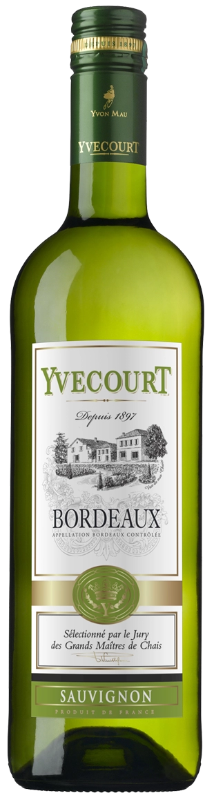 Rượu Vang Trắng Pháp Yvecourt Bordeaux Blanc