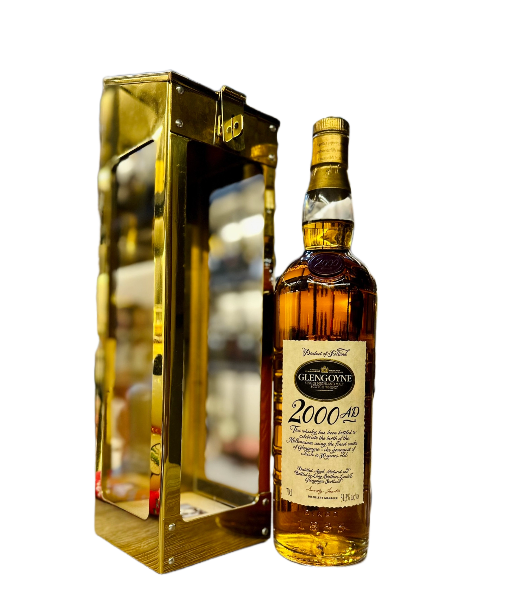 Rượu Whisky Glengoyne 30 Year Old Spirit Safe Edition 2000 AD