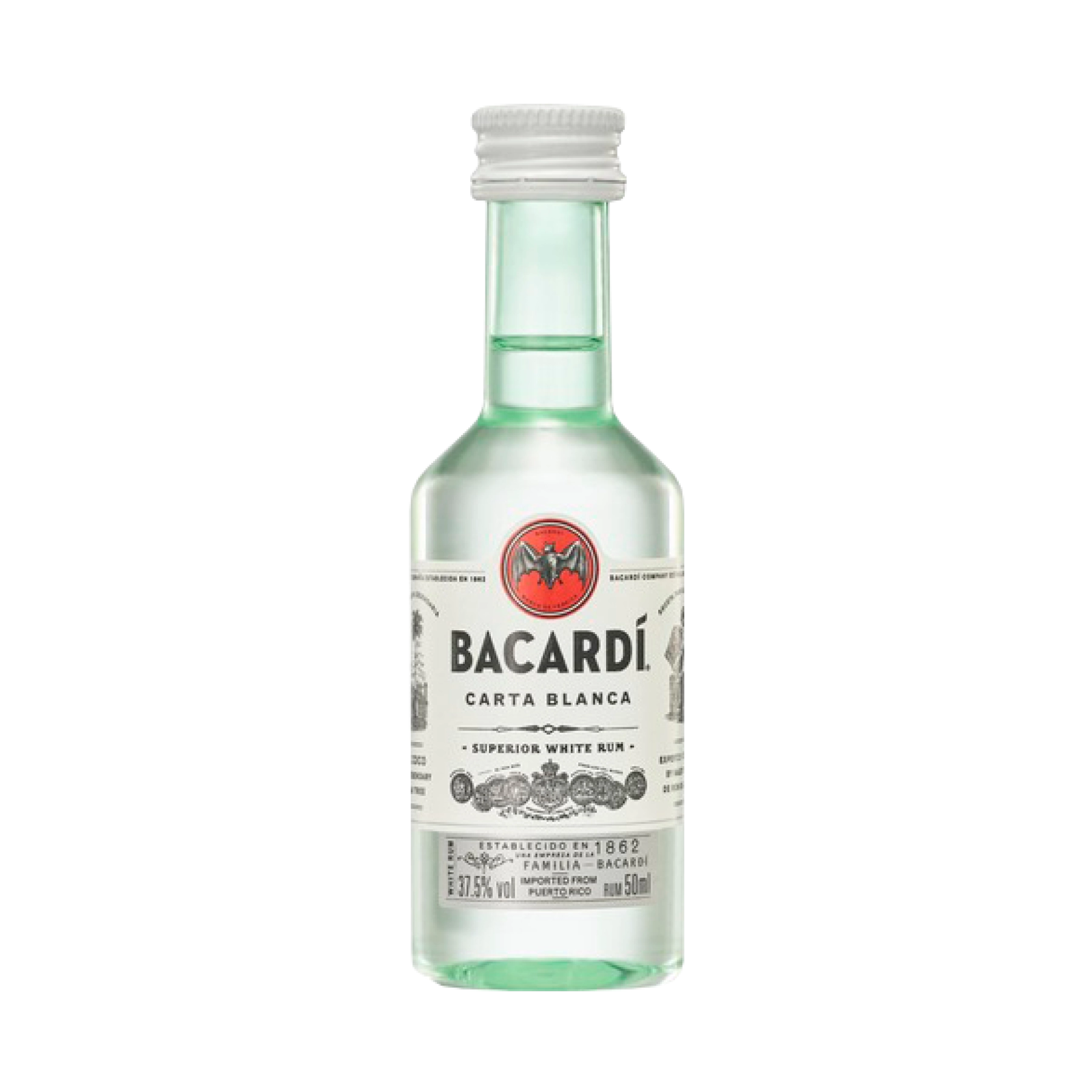Rượu Rum Cuba Bacardi Carta Blanca Rum 50ml 