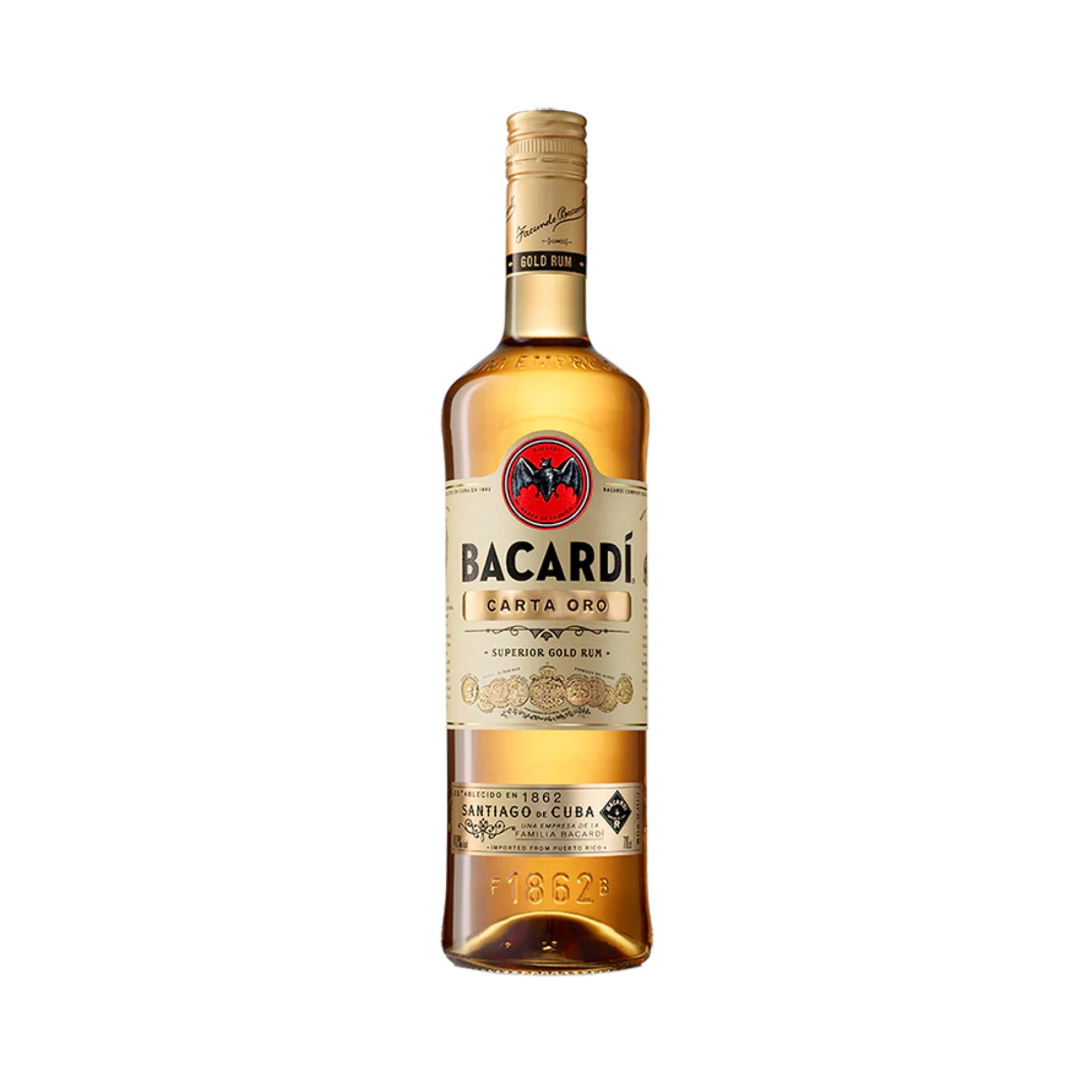 Rượu Rum Cuba Bacardi Carta Oro Gold 