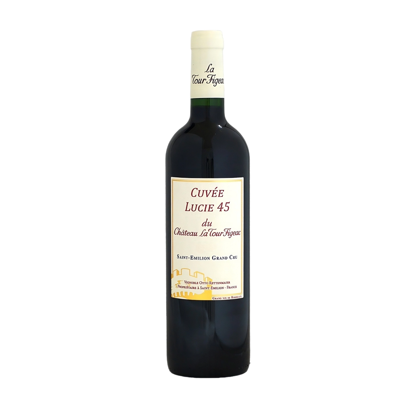  Rượu Vang Đỏ Pháp Cuvee Lucie 45 Du Chateau La Tour Figeac Grand Cru 2018