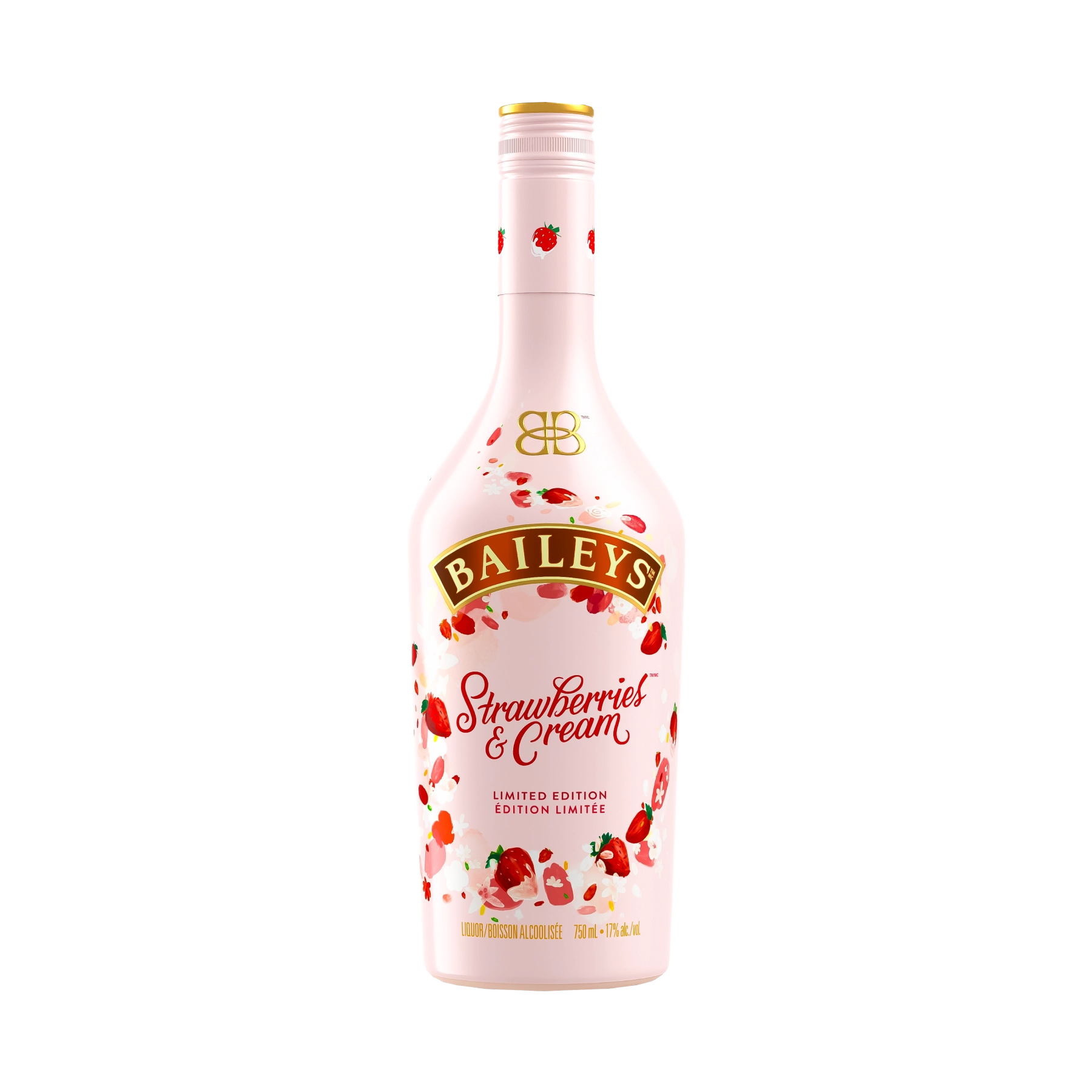 Rượu Liqueur Ireland Baileys Strawberries & Cream 