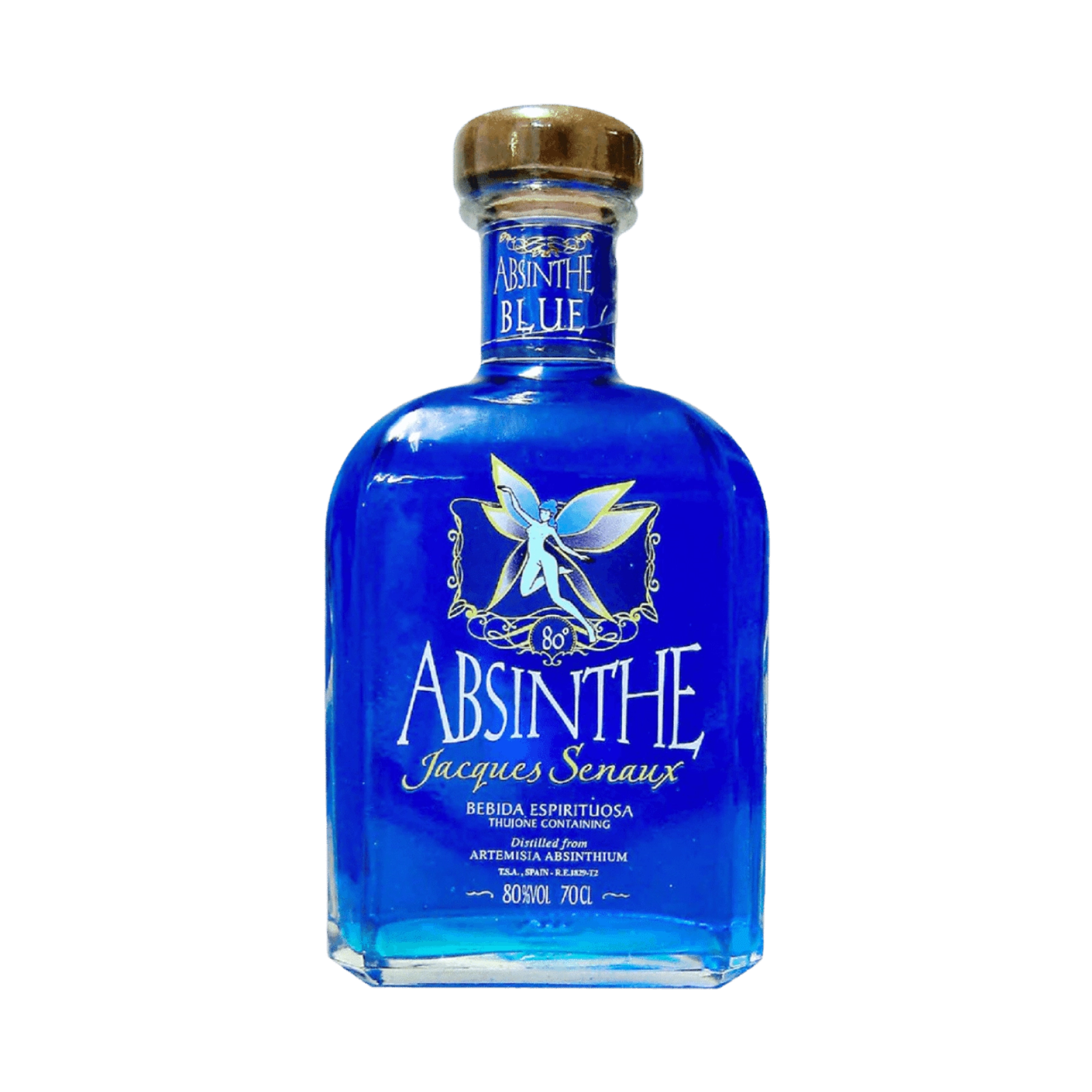 Rượu Liqueur Tây Ban Nha Absinthe Jacques Senaux Blue