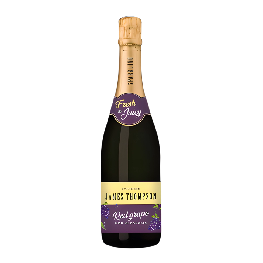 Rượu Sparkling Pháp James Thompson Red Grape