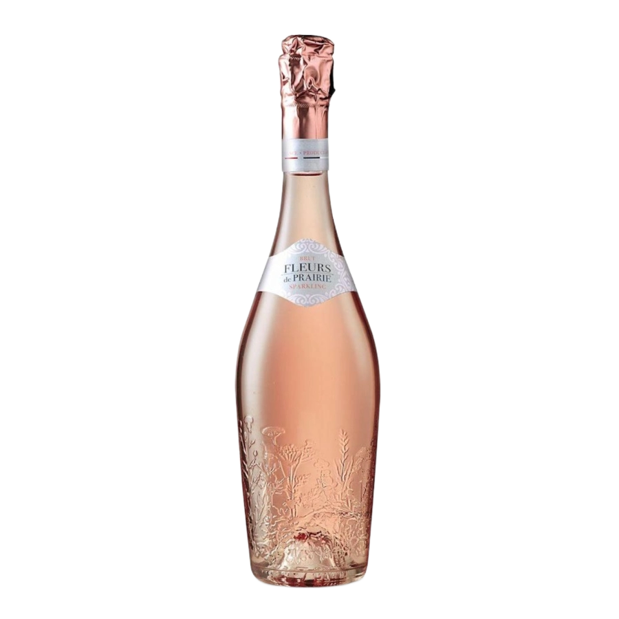 Rượu Sparkling Pháp Fleurs De Prairie Brut Rose