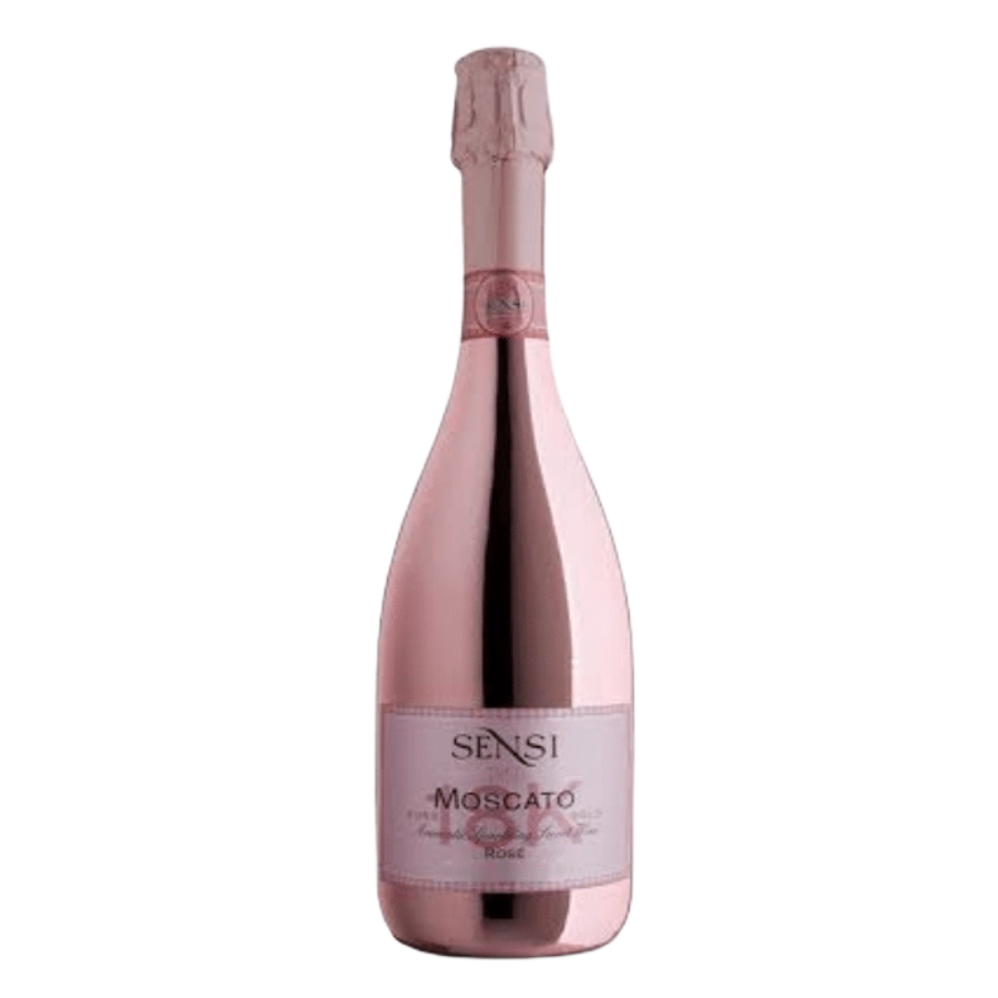 Rượu Sparkling Ý Sensi 18K Moscato Rose