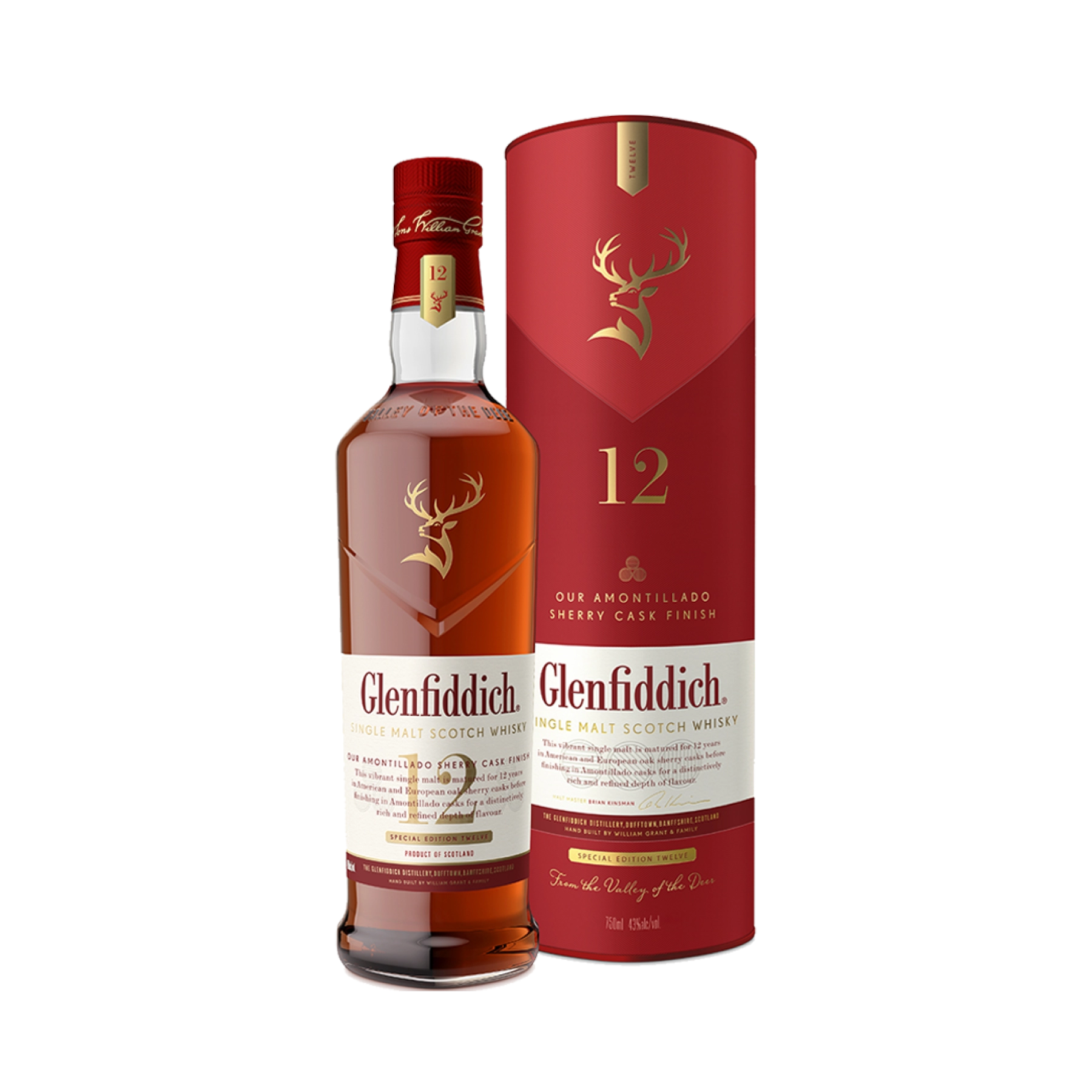 Rượu Whisky Glenfiddich 12 Year Old Amontillado Sherry Cask Finish