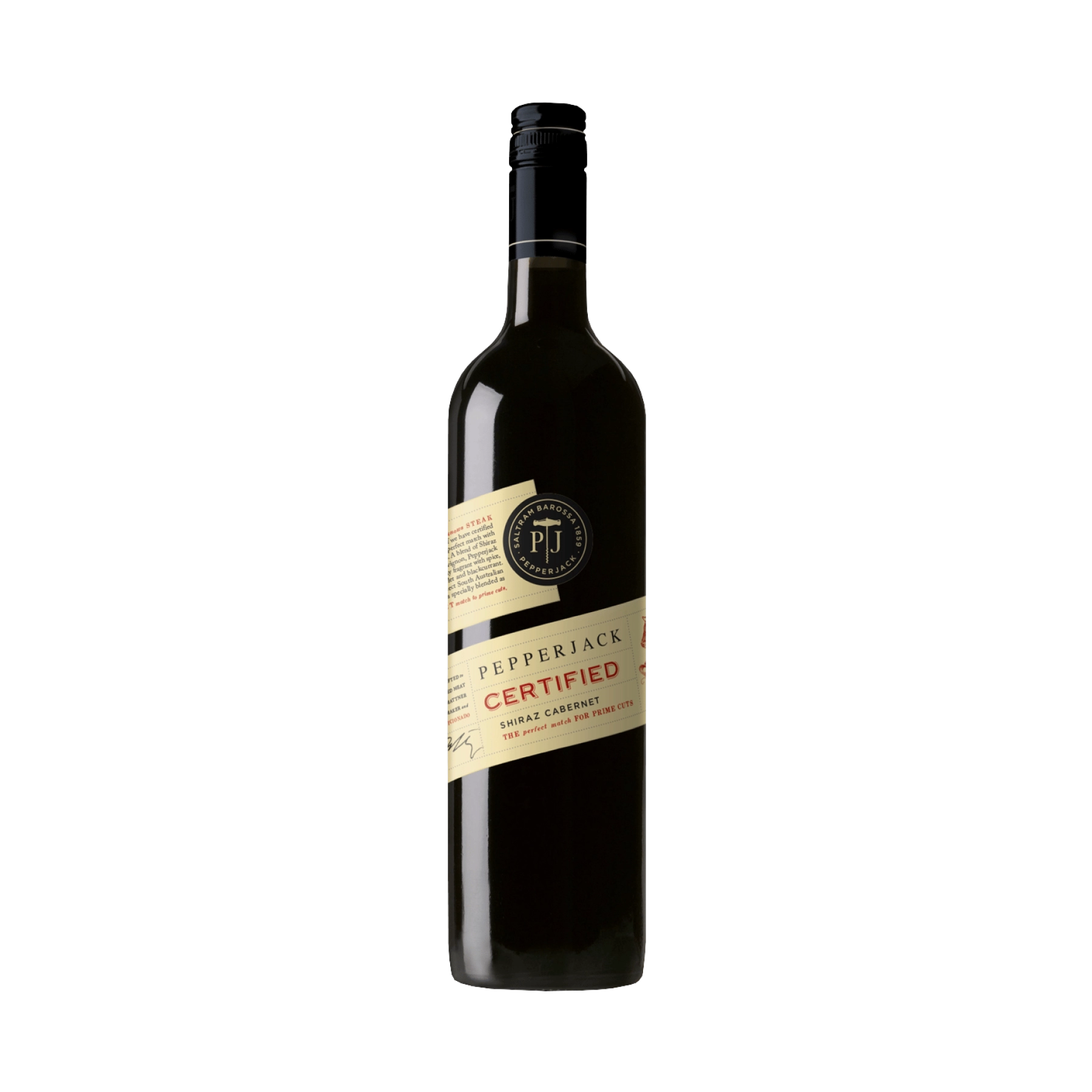 Rượu Vang Đỏ Úc Pepper Jack Certified Shiraz Cabernet