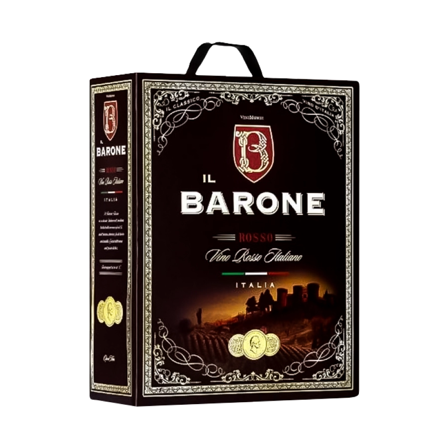 Rượu Vang Bịch Ý IL Barone Rosso 3000ml