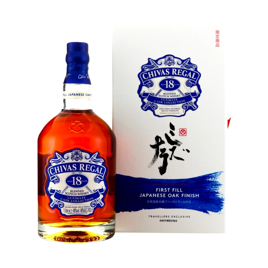 Rượu Whisky Chivas 18 Year Old Japanese Oak Finish 