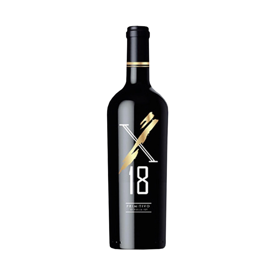 Rượu Vang Đỏ Ý X18 Primitivo Puglia