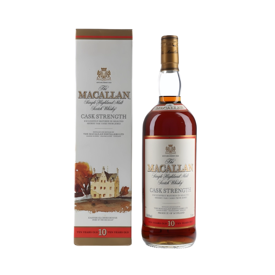 Rượu Whisky Macallan 10 Year Old Cask Strength 58.8% Thập Niên 2000