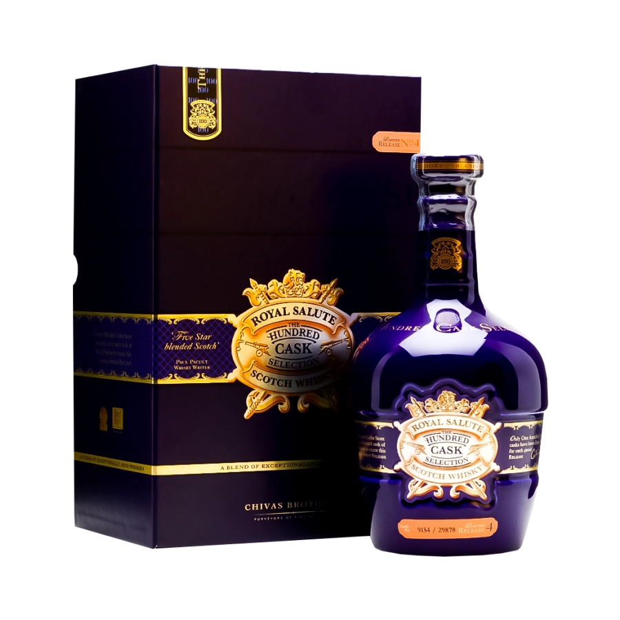 Rượu Whisky Royal Salute Hundred Cask Selection ( Chivas 100 mùi )