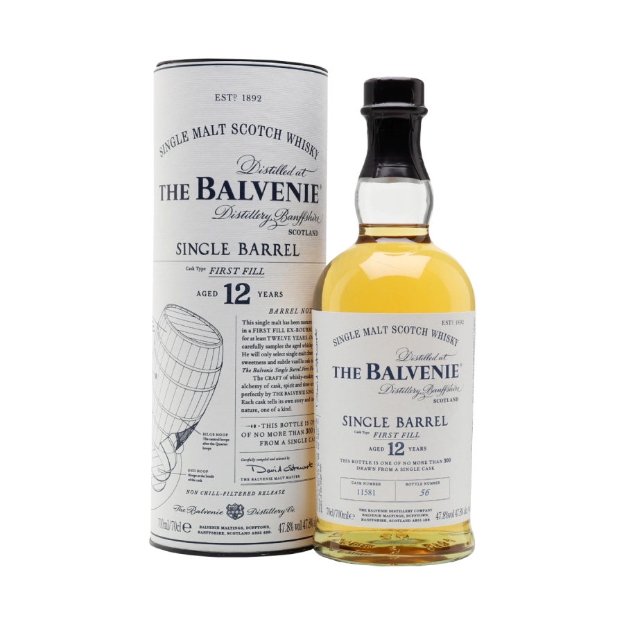 Rượu Whisky Balvenie 12 Year Old Single Barrel