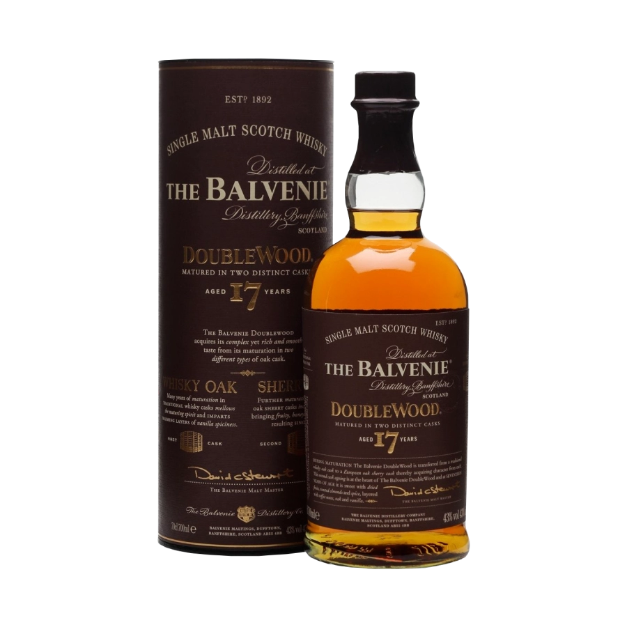 Rượu Whisky Balvenie 17 Year Old Double Wood UK