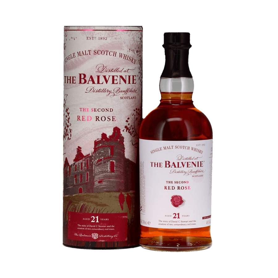 Rượu Whisky The Balvenie 21 Year Old The Second Red Rose