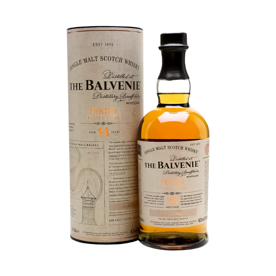 Rượu Whisky Balvenie 14 Year Old Peated Triple Cask