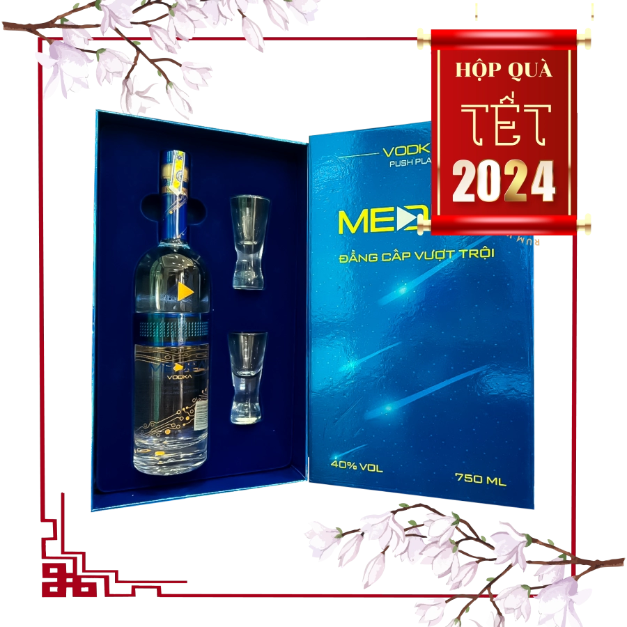 Rượu Vodka Hà Lan Medea Phiên Bản Hộp Quà Tết 2024