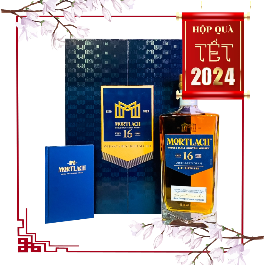 Rượu Whisky Mortlach 16 Year Old Phiên Bản Hộp Quà Tết 2023 - 2024