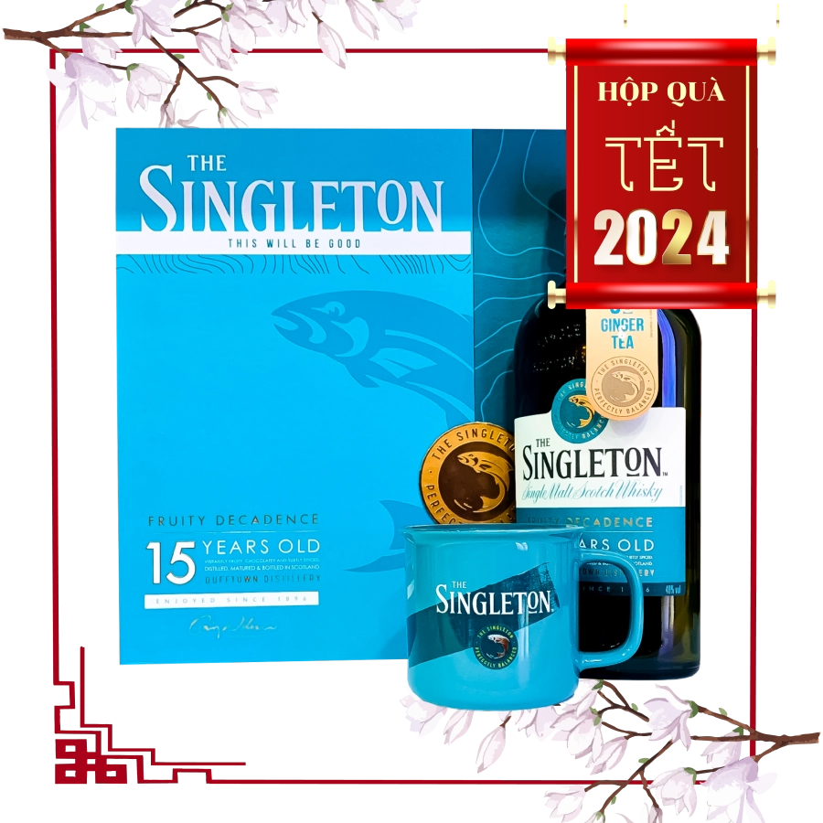 Rượu Whisky Singleton 15 Year Old Phiên Bản Hộp Quà Tết 2023 - 2024