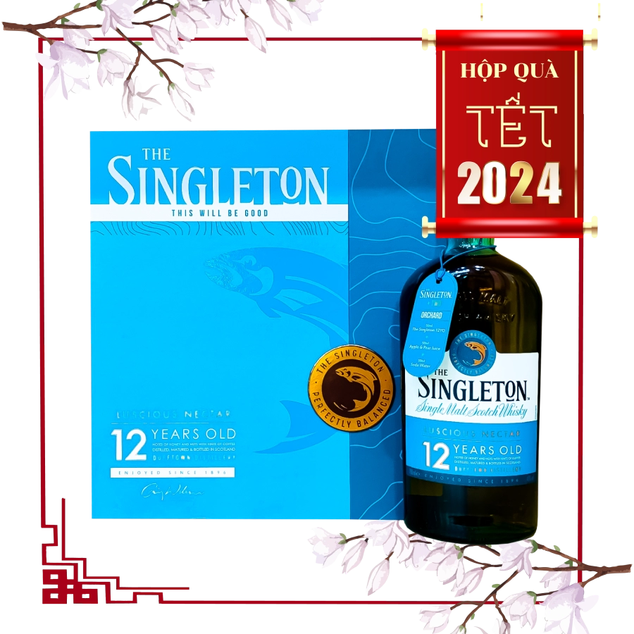 Rượu Whisky Singleton 12 Year Old Phiên Bản Hộp Quà Tết 2023 - 2024