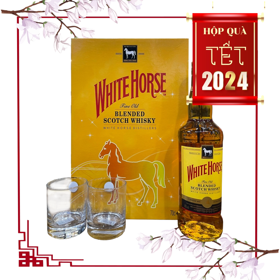 Rượu Whisky White Horse Phiên Bản Hộp Quà Tết 2023 - 2024