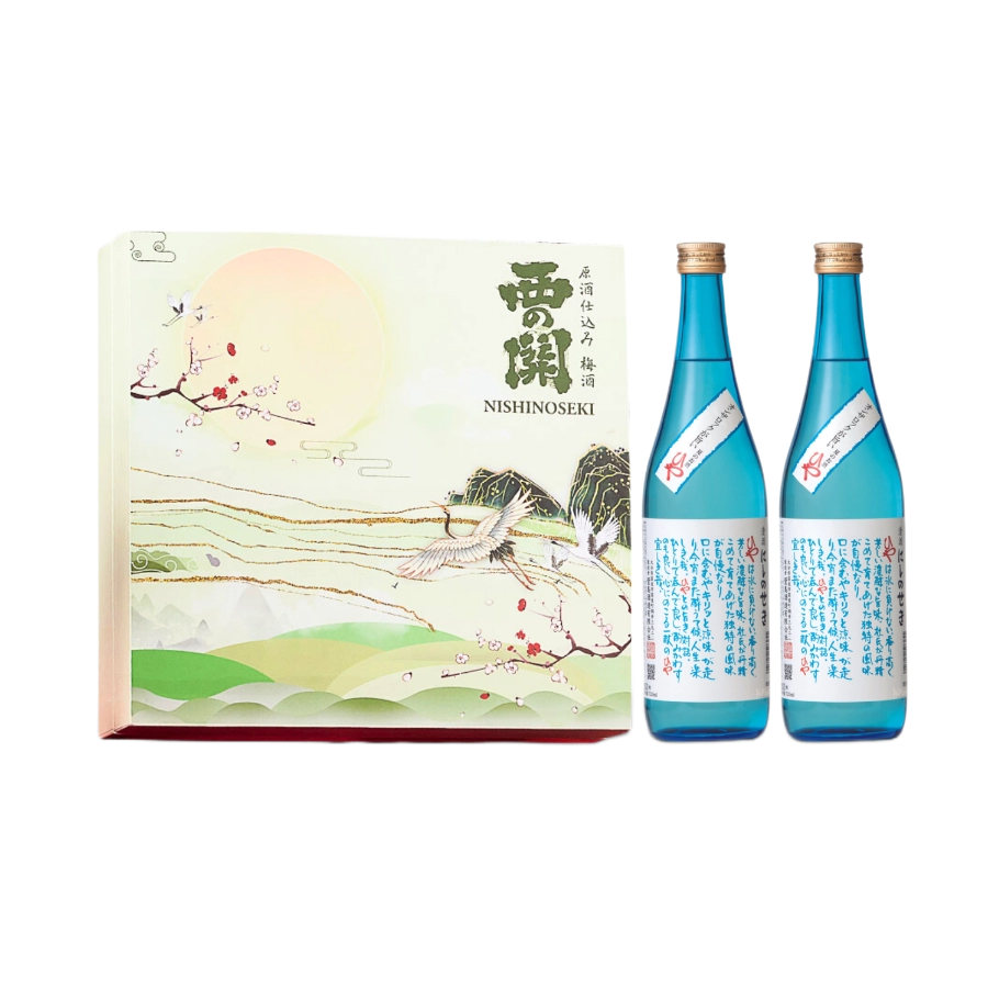 Set Quà Tết Rượu Sake Nhật Bản Sake Nishinoseki Hiya 720ml