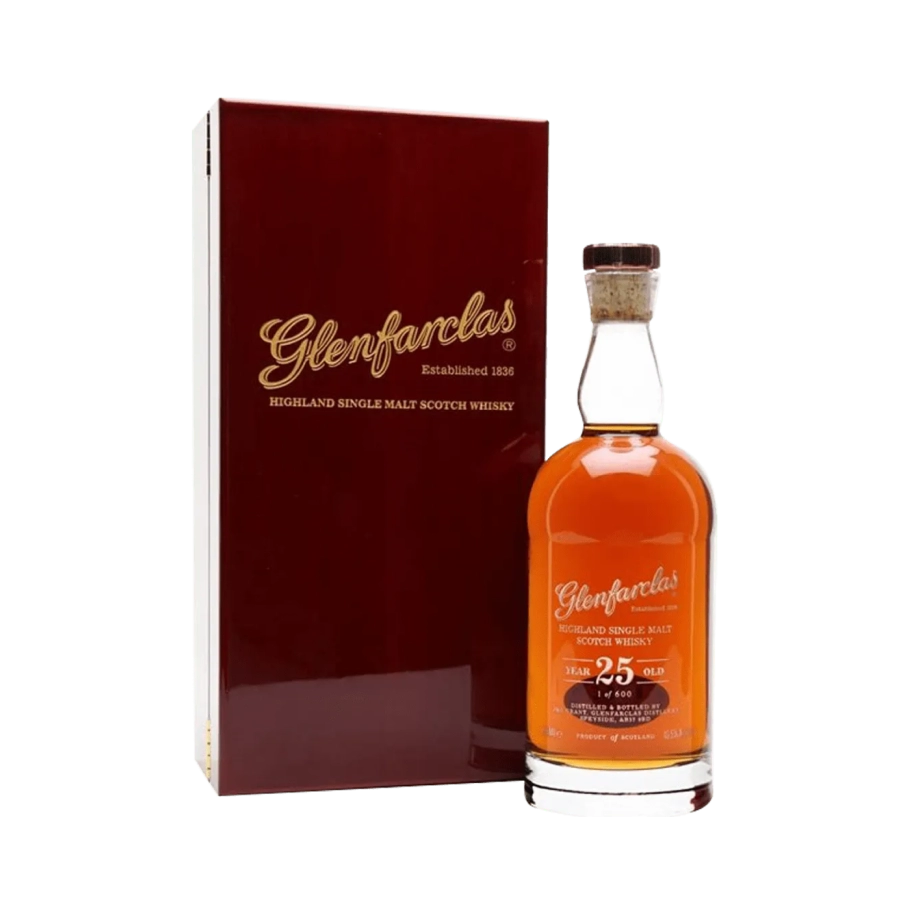 Rượu Whisky Glenfarclas 25 Year Old Crystal Decanter