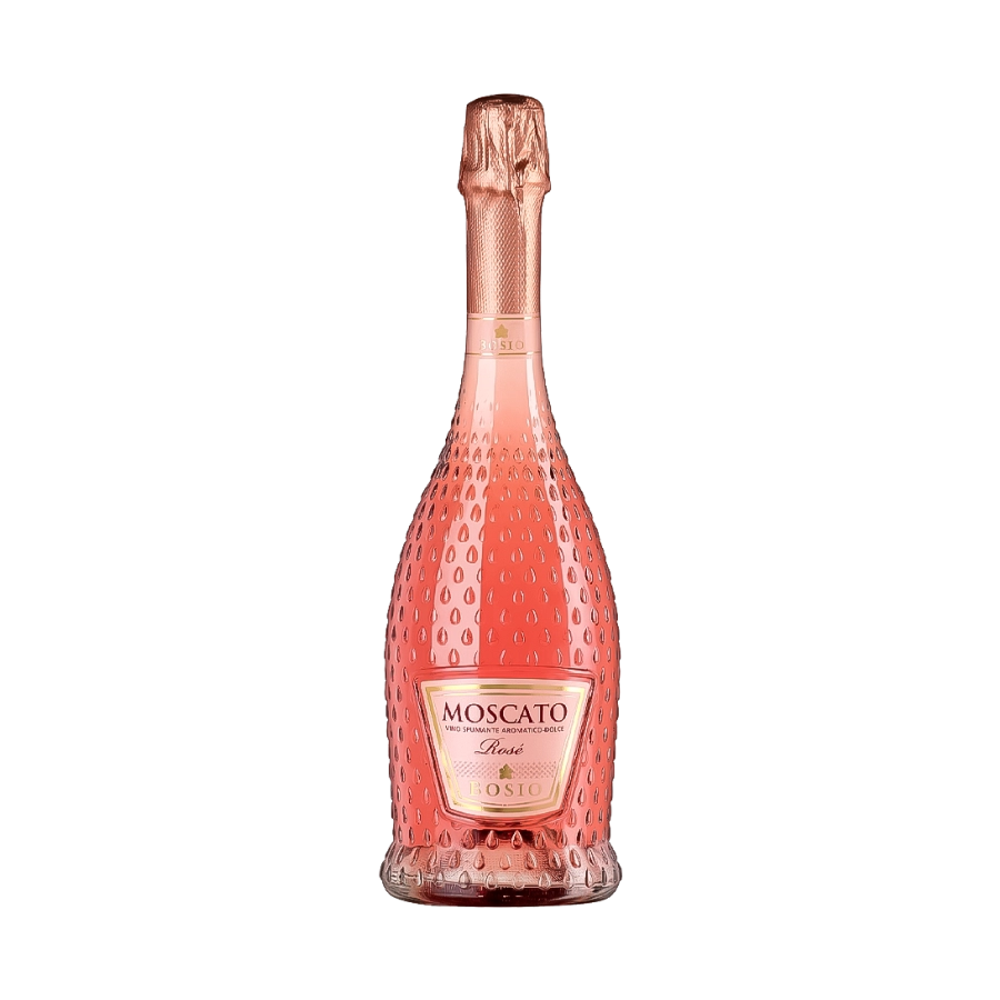 Rượu Sparkling Ý Bosio Moscato Rosé Spumante Aromatico Dolce