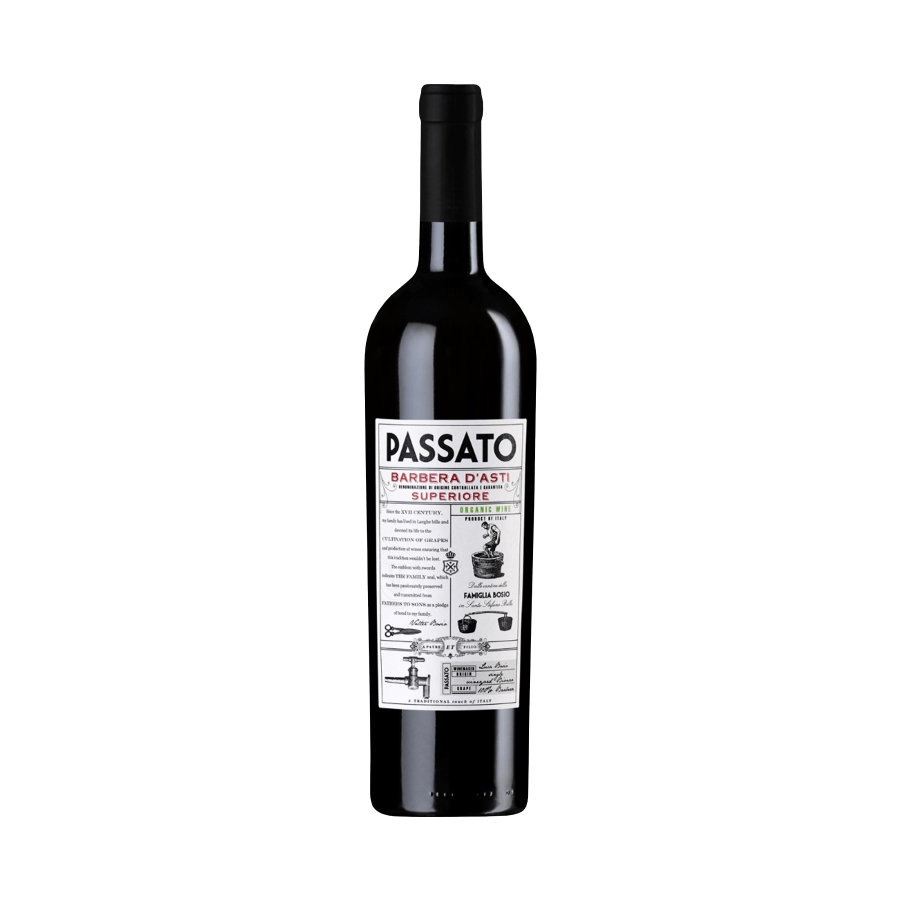 Rượu Vang Đỏ Ý Bosio Passato Barbera d'Asti DOCG