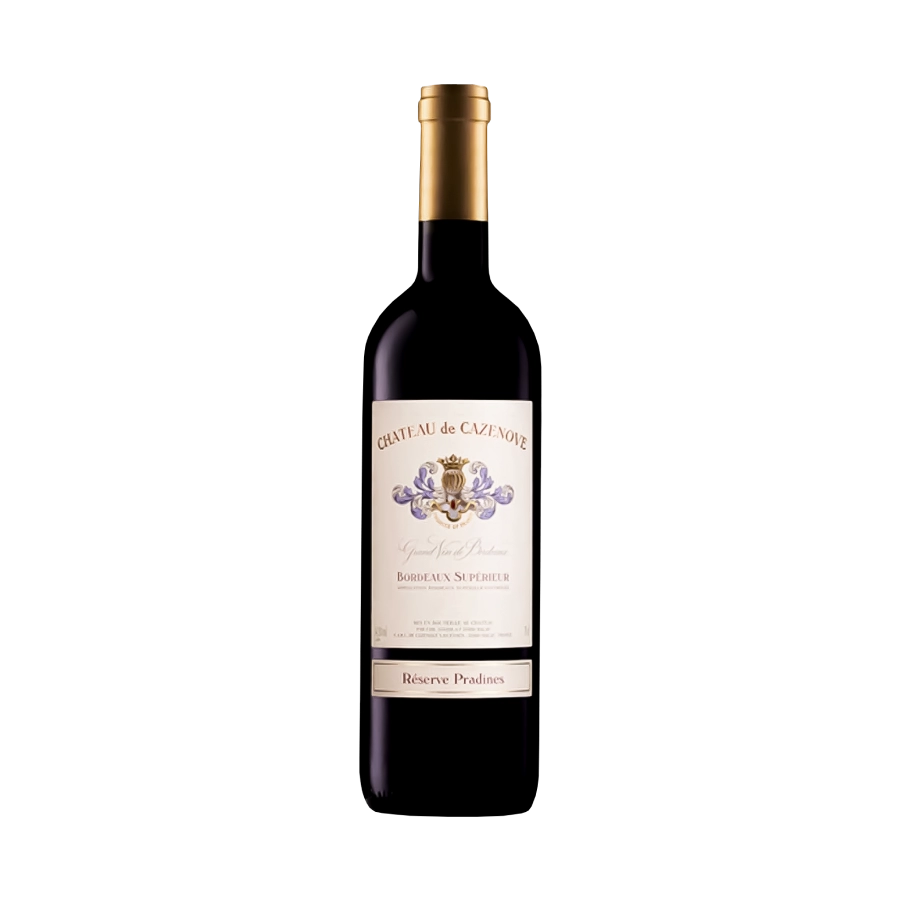 Rượu Vang Đỏ Pháp Chateau De Cazenove 2016 AOC Bordeaux Superieur