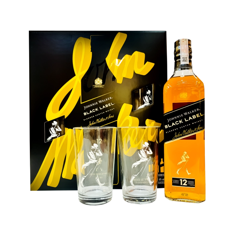 Rượu Whisky Johnnie Walker Black Label Phiên Bản Hộp Quà Tết 2024