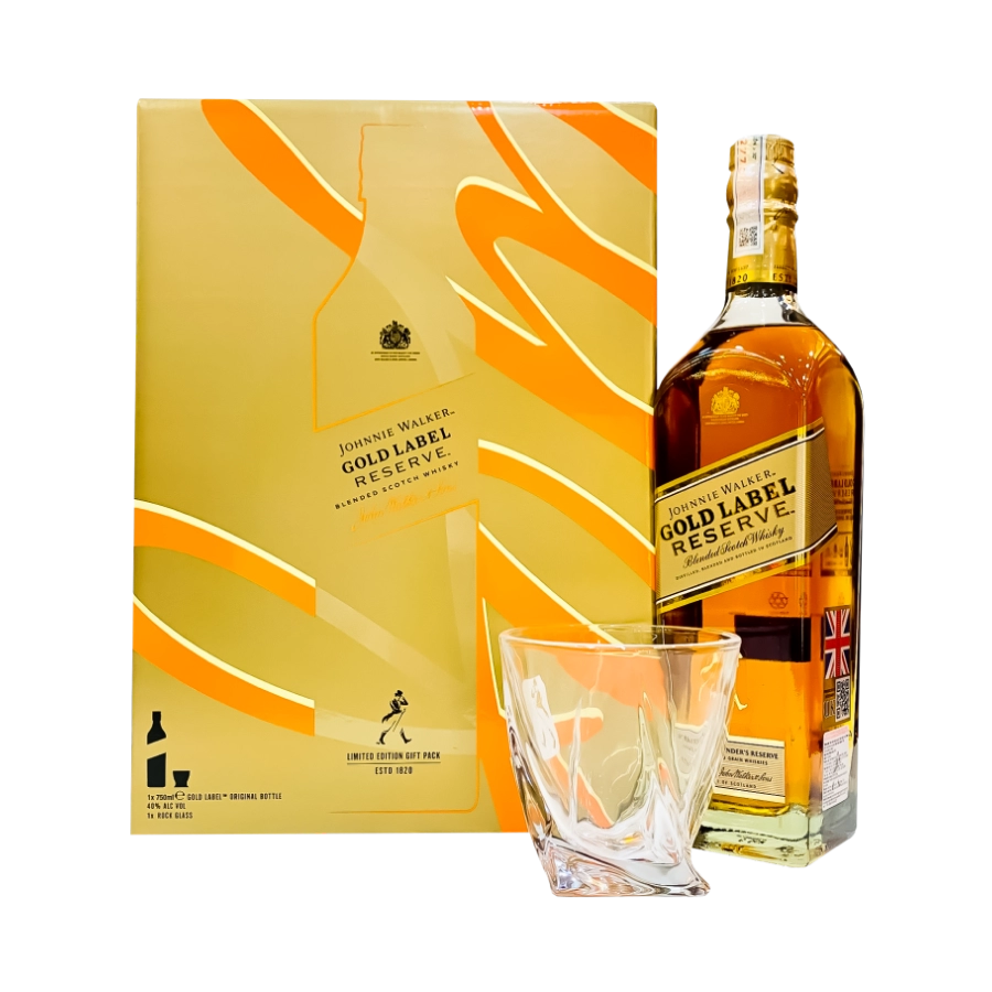 Rượu Whisky Johnnie Walker Gold Label Phiên Bản Hộp Quà Tết 2024