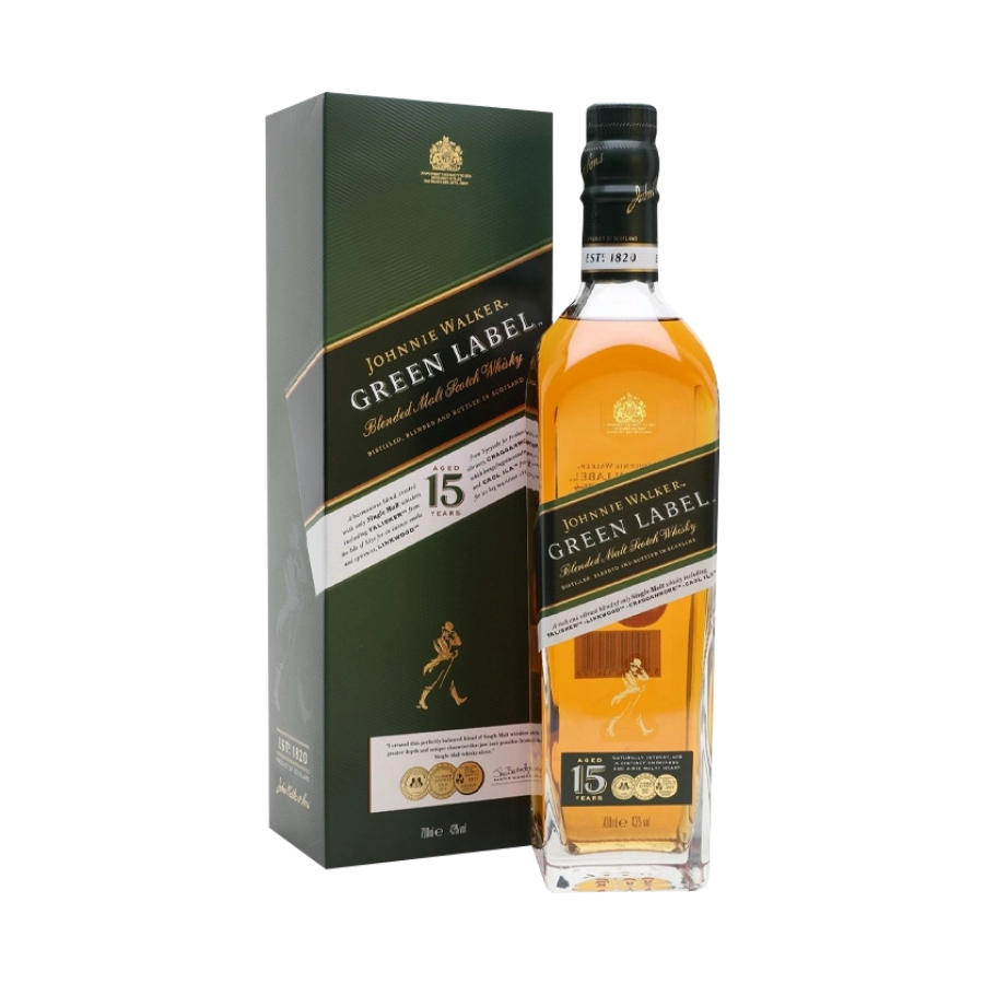 Rượu Whisky Johnnie Walker Green Label 15 Year Old